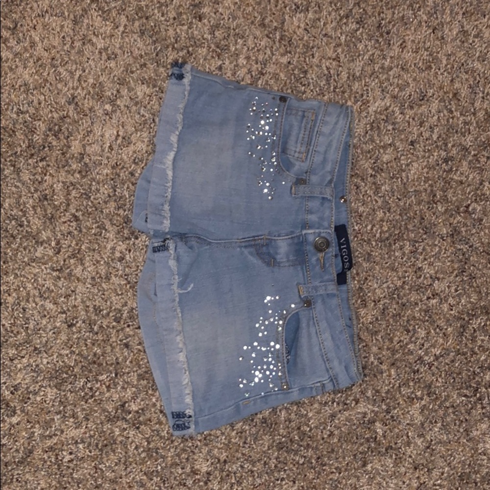 Sparkly shorts for kids